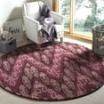 thumbnail image 2 of SAFAVIEH Ikat IKT473A Handmade Dark Brown / Purple Rug, 2 of 9