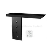 The Original Granite Bracket Side Wall Hidden Countertop Support Bracket, 20 Inch, Right