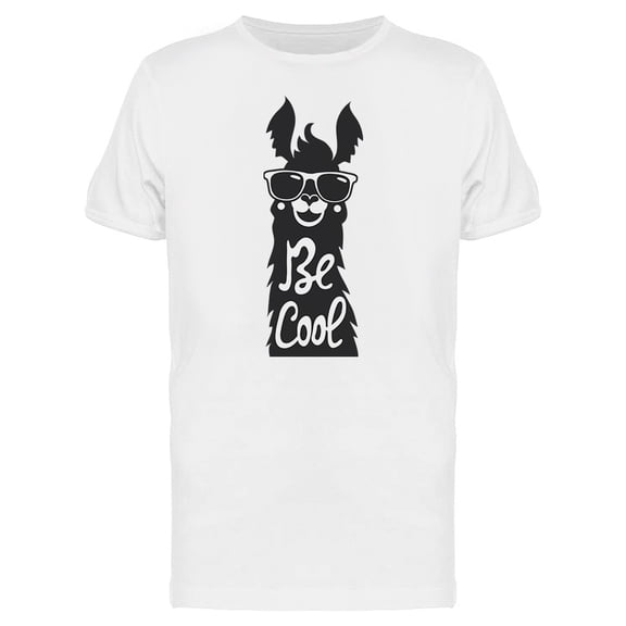 Llama Animal Be Cool Tee Men's -Image by Shutterstock