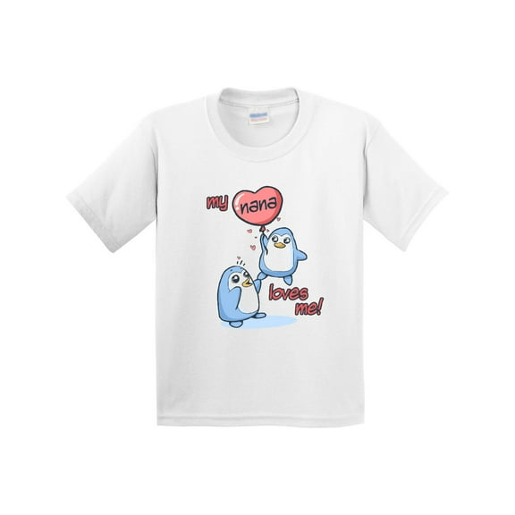 Inktastic My Nana Loves Me Youth T-Shirt