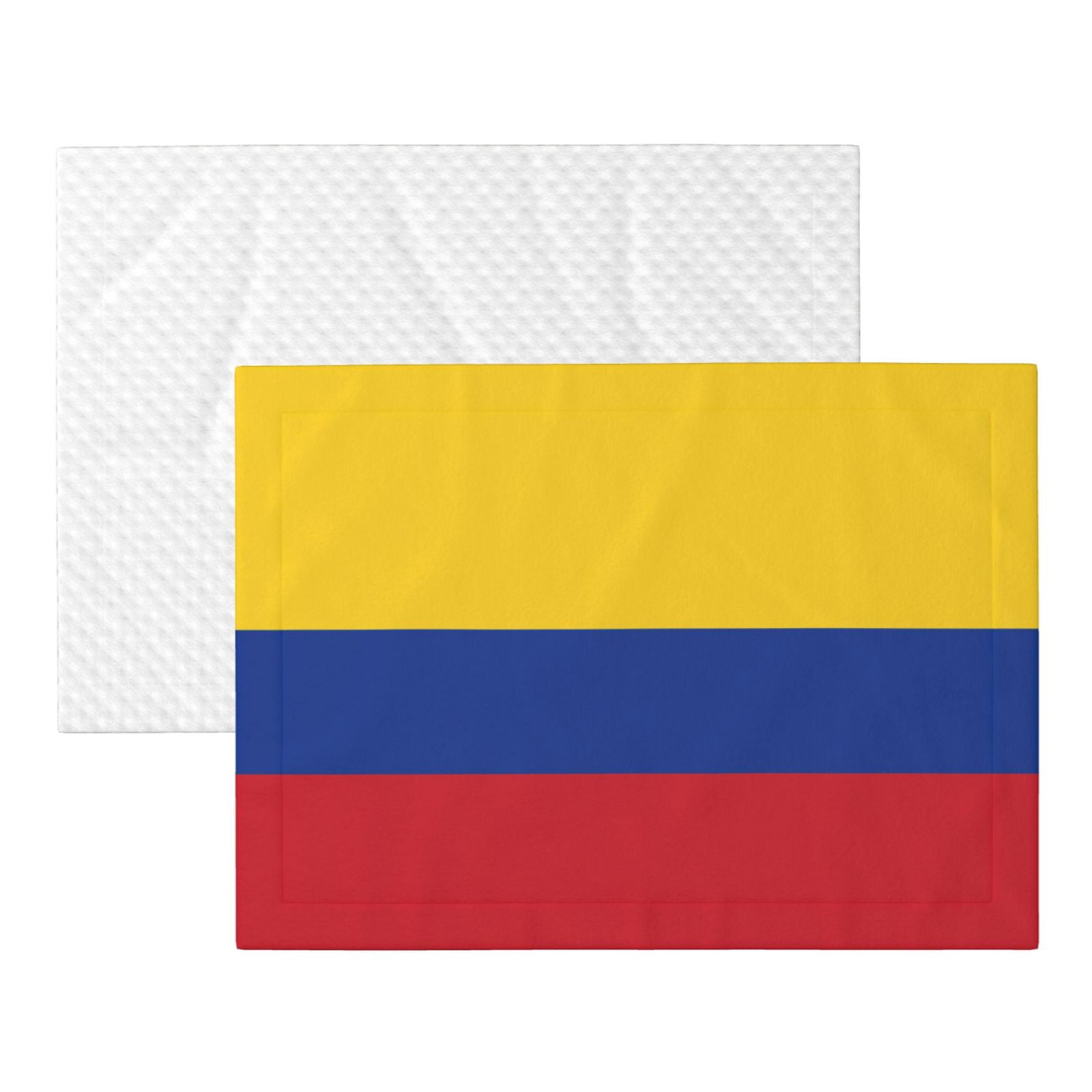 Flannel Throw Dog Blanket Colombia Flag Soft Warm Print Pet Blankets for Small Dog Cat Puppy
