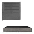 thumbnail image 1 of Base cama King Size DICASA Cabecera Blend Gris Oscuro, 1 of 6