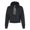 Black Solid, variant on Women�'s Crop Hooded Sweatshirt