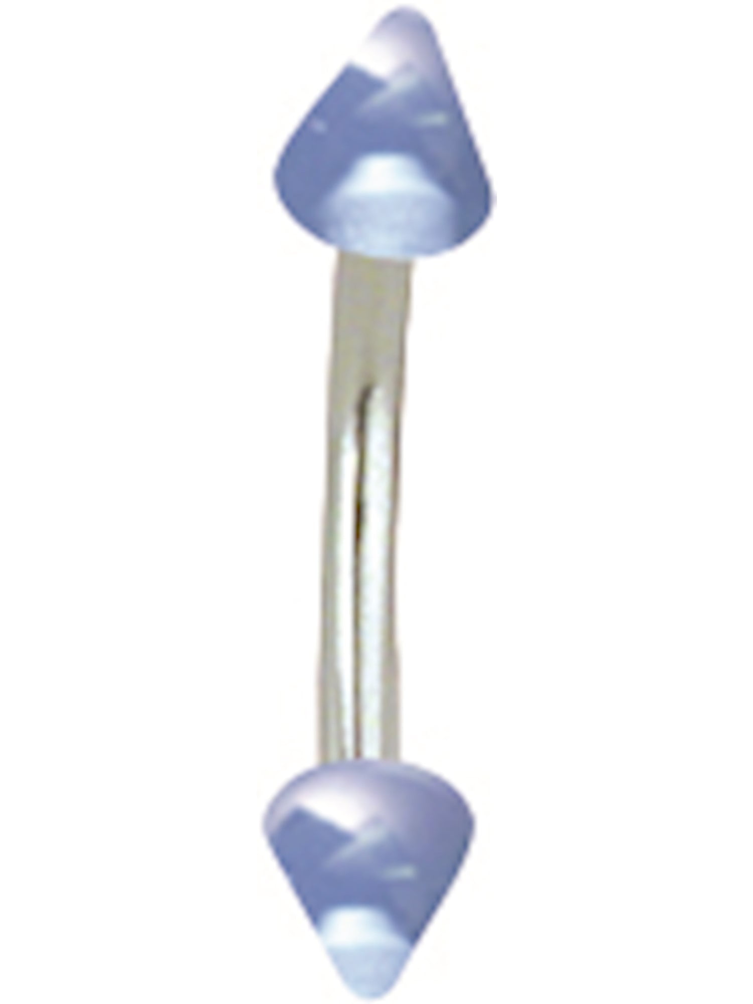 12mm 7//16 Dia w 4mm Balls Cobalt B Jewelry by Sweet Pea Solid Titanium Circ BB 14G 1.6mm