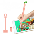 thumbnail image 4 of 2 PC Silicone Sleeve for Apple Pencil 1st Gen Ultra Light Pen Skin Case Accessories Soft with 1 Nib Cover, 1 Cable Adapter Tether, 4 of 4