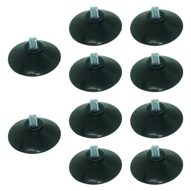 10 piezas de ventosa de diámetro M6 con llaves para colgar tornillos, profesional, ligera, resistente al aceite, multifunción para el hogar, vidrio