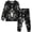 B189 Black, variant on Likimi Kids Toddler Girls Halloween Pajamas Set Long Sleeve Hallowmas Graphic Print Crew Neck Pjs Tops With Pants For Party Soft Comfort Sleepwear