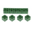 thumbnail image 1 of 10x Dados Poliédricos Acrílicos de 6 Dados de Juguete Adultos Jugar Familiar Bar Juguetes tretenimiento verde-1 CUTICAT Dados de juego poliédricos, 1 of 7