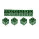 thumbnail image 1 of Juego de mesa acrílico poliédrico de 6 lados, 10 piezas, para fiestas en casa. verde-1, 1 of 7