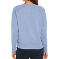 thumbnail image 2 of GAP Women's Long Sleeve Henley French Terry Sweatshirt (English Manor, XL), 2 of 4