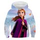 thumbnail image 1 of Frozen 2 sudaderas con capucha niñas Elsa princesa moda manga larga sudaderas primavera y otoño dibujos animados Casual con capucha Tops 1-14 años Old9T Gao Jinjia LED, 1 of 2