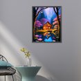 thumbnail image 2 of (ZQS499-AB) Diamante AB parcial Diamante Cabaña del Serie paisaje Diamante Resina 40 * 50 CM Tamaño del lienzo 45 * 55 CM (, 2 of 9