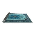 thumbnail image 2 of Ahgly Company Indoor Round Oriental Light Blue Industrial Area Rugs, 3' Round, 2 of 4
