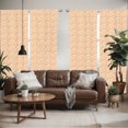 thumbnail image 2 of Ambesonne Spring Window Curtains, Summer Garden Floral, Each 28" W x 84" L, Marigold and White, 2 of 5