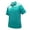 Algiers Blue/Dark Teal, variant on Monterey Club Men's Sun Stripe Contrast Golf Golf Polo Shirt #1141