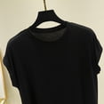 thumbnail image 6 of WRKEKC Casual Tank Tops for Women Solid Color Crew Neck Sleeveless Pullover Summer Tank Loose Fit Lightweight Top, 6 of 6