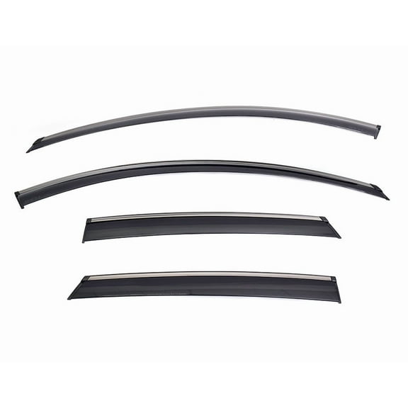 WellVisors Window Visors Wind Deflectors Compatible With Kia Sportage 2023 2024 2025 With Black Trim Rain Guards 3-847KA030