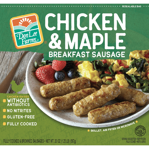 Don Lee Farms Frozen Chicken Maple Breakfast Sausage Walmart Com Don Lee Farms Frozen Chicken Maple Breakfast Sausage Walmart Com