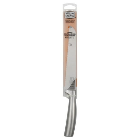 4 Inch Lockback Stainless Steel Knife - Chicago Cutlery Elston 6.75 Inch Long Bread Knife Serrated Stainless Steel Blade