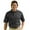 Black, variant on Monterey Club Men's Pima Cotton Solid Jersey Golf Polo Shirt #1110