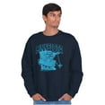 thumbnail image 5 of Minnesota MN Lake Life Fishing Smurfs Sweatshirt for Men or Women Brisco Brands S, 5 of 6