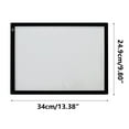 thumbnail image 3 of Teissuly Portable A4 Tracing LED Copy Board Light Box Slim Light Pad USB Power Copy Drawing Board Tracing Light Board For Artists Designing Animation Sketching, 3 of 6