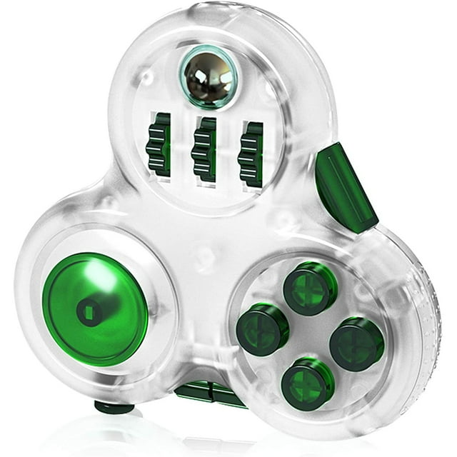Fonction Roman Contrôleur Fidget Pad Cube 10 Fonction Fidget Jouet Tournant Jouet Anti-Stress