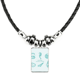 thumbnail image 1 of modelo de vida marina blue hipocampo collar a mano colgante de cuerda de cuero Unbranded M, 1 of 3