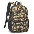 thumbnail image 4 of 17 Inch Lightweight Backpack,PVC Waterproof Oxford Fabric, Ergonomically Designed, with Large Capacity, Camouflage Print, 4 of 5