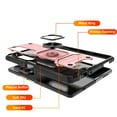 thumbnail image 6 of Elegant Choise Phone Case for Samsung Galaxy Z Fold 4 Shockproof Heavy Duty Protective Cover with Ring Stand, Pink, 6 of 11