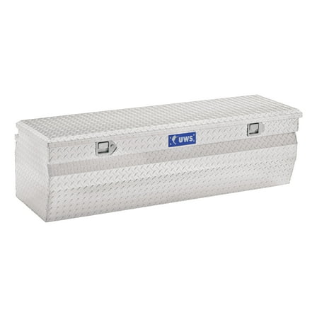 UWS EC20291 55-Inch Heavy-Wall Aluminum Wedge Truck Storage Box, RigidCore Lid