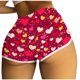 thumbnail image 1 of Pantalones Cortos Casuales Impresos Sueltos de Alta Cintura Shorts de Carta, Sexy Casual Blusa Y Pantalones Cortos, 1 of 9