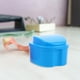thumbnail image 4 of 2 juegos de estuche de baño para dentaduras postizas, vaso de limpieza con cepillo, contenedor para dentaduras postizas, estuche con colador y tapa., 4 of 4
