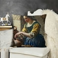 thumbnail image 2 of Johannes Vermeer Throw Pillow Cases Outdoor Pillow Cases Square Decorative Cushion Covers, 2 of 5