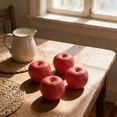 thumbnail image 6 of Artificial Apples, Fake Fruit Props, Realistic Foam Apples, Home Kitchen Decor, Wedding Party Table Centerpieces(Red), 6 of 6