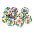 thumbnail image 1 of Pelota de Juguete para gatos Bling Bling 10 piezas de pelota de pompón colorida, 1 of 12