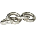 thumbnail image 5 of 16" x 3" Silver Aluminum Chain Sculpture, by DecMode, 5 of 7
