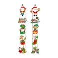 thumbnail image 1 of Letrero de porche de decoración de puerta de Navidad, pancartas de puerta de Navidad, colgante de placa de puerta delantera colgante Estilo C, 1 of 8