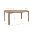 thumbnail image 5 of Linon Jamil Dining Table, Gray Wash, 5 of 7
