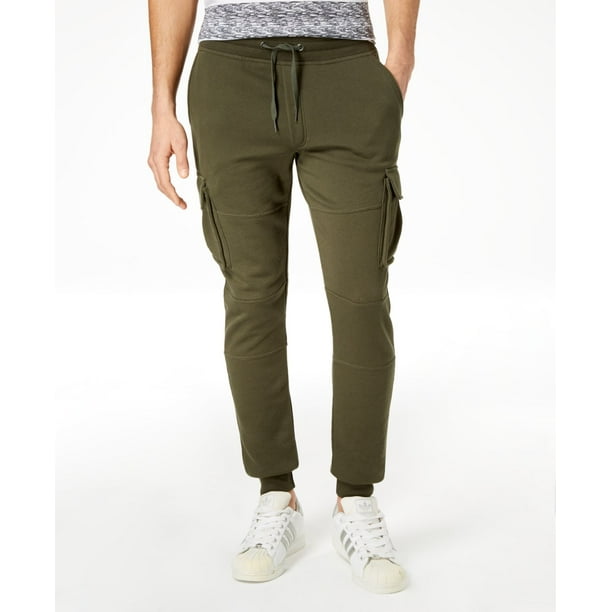 knit cargo joggers