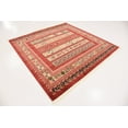 thumbnail image 4 of Rugs.com Kashkuli Gabbeh Collection Rug – 6' Square Rust Red Medium Rug Perfect For Living Rooms, Kitchens, Entryways, 4 of 8