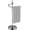 Brushed Nickel, variant on Bath Hand Towel Holder Standing, Stainless Steel Stable Free-Standing Towel Bar for Bathroom Kitchen Countertop, Rustic Towel Ring Stand with Crystal Ball 15.7” H (Polished Chrome, 2 Pack)