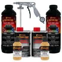 Custom Coat 30266 Golden Sand T96 Urethane Spray-On Truck Bed Liner, 2 Quart Kit with Spray Gun