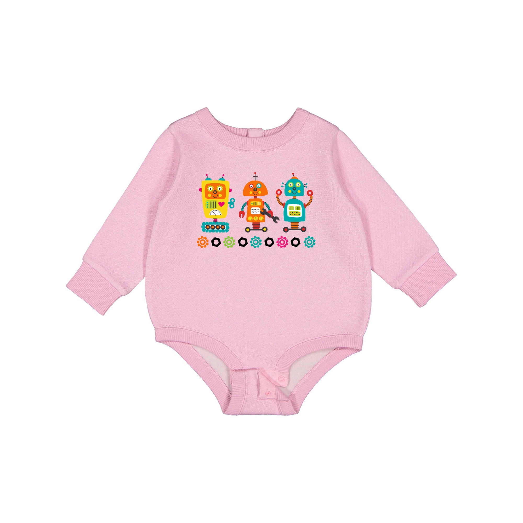 Inktastic Robotics Team Robot Lover Baby Fleece Bodysuit