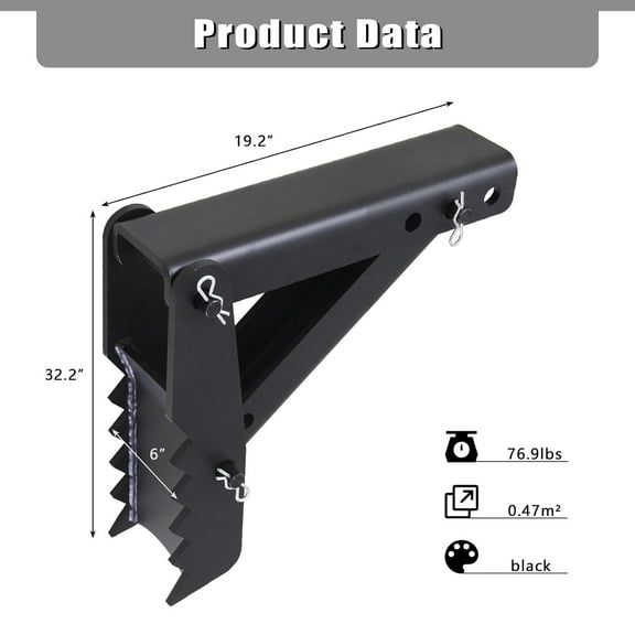 32" Backhoe Thumb 1/2" Steel Plate Excavator Universal Claw for Tractor NEW
