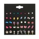 thumbnail image 4 of de 20 Pares de Pendientes de de Imitación de de Color Mezclado Conjunto de Regalos de Joyería Yinane Pendientes de tuerca surtidos para niñas, 4 of 8