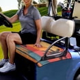 thumbnail image 2 of Jeiento Hawaii Palm Tree Golf Cart Seat Cover Universal Golf Cart Blanket Covers Portable Club Car Seat Cover Sunset Sports Cart Seat Cushion Accessories Suitable for All Seasons, 2 of 5