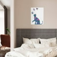 thumbnail image 5 of WFSposter Butterflies and Cat Art-Watercolor Style Wall,Home or Apartment Decor-Sweet Poster Print Gift for Kitten,Kitty Lovers,Women,Girls,Kids,Baby Room,Nursery-Contemporary Modern 8x10, 5 of 6