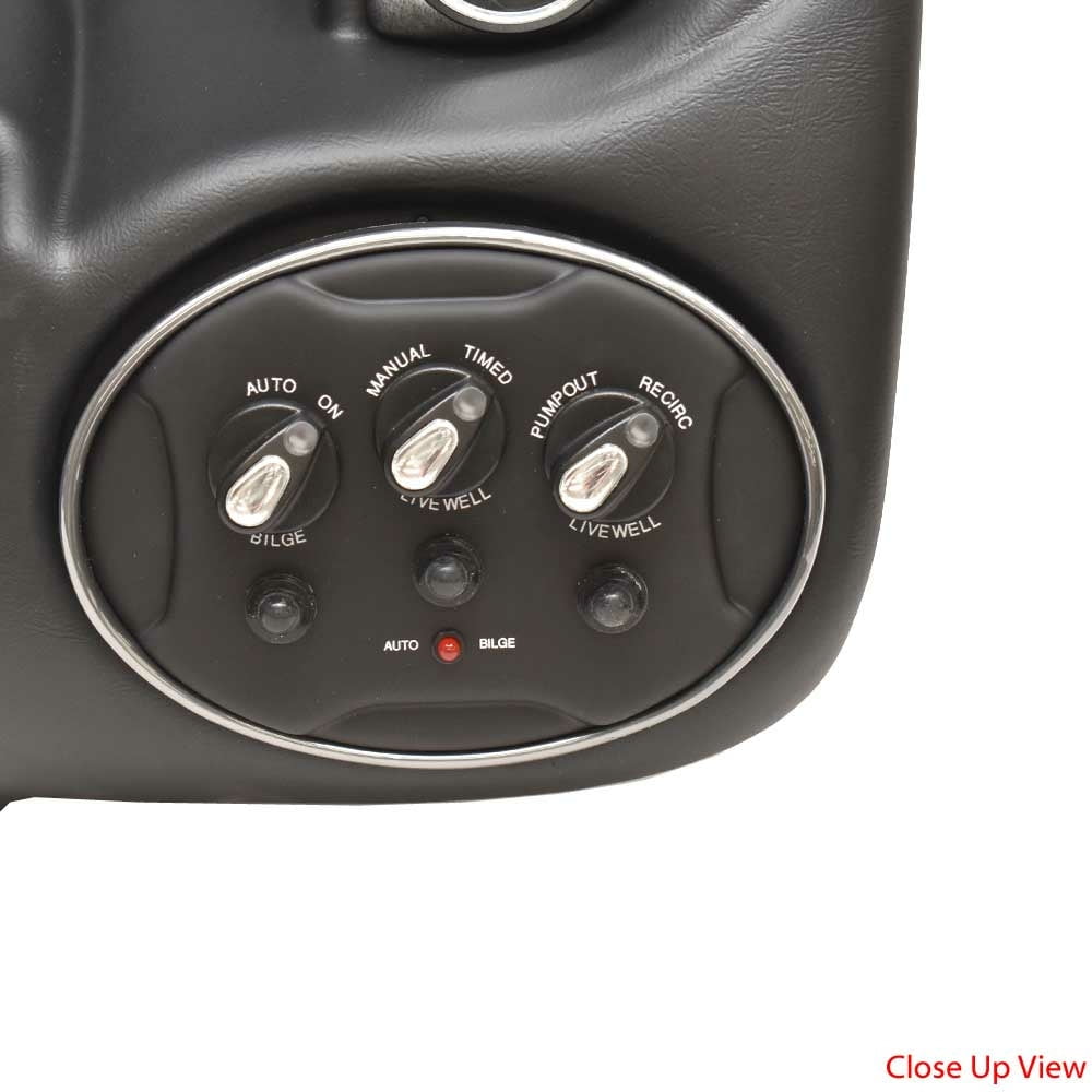 Triton Boat Gauge Dash Panel 331465 | 189TRX Mercury Black