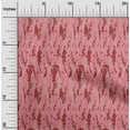 thumbnail image 2 of oneOone Georgette Viscose Light Pink Fabric Tropical Sewing Material Print Fabric By The Yard 42 Inch Wide, 2 of 5